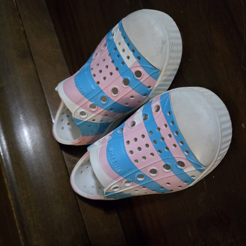 Colorful Striped Slip-On Shoes